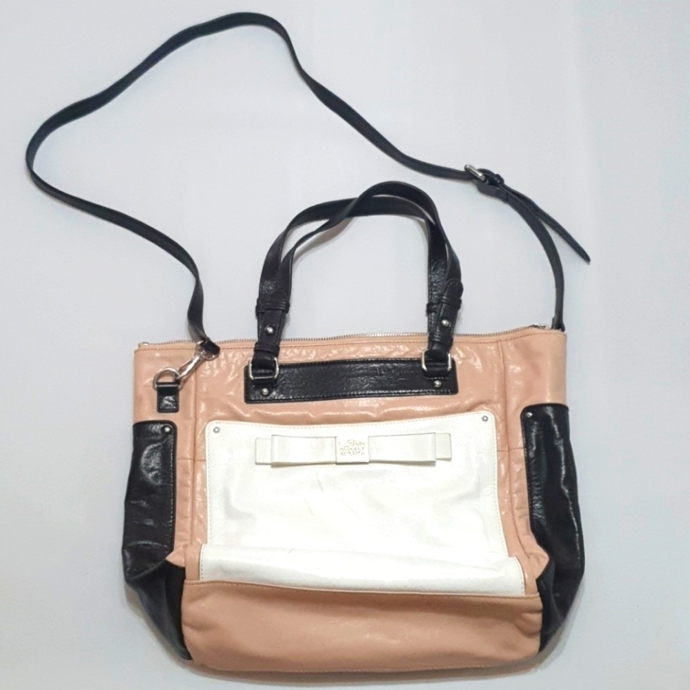 Badgley Mischka three-toned Crossbody shoulder Bag
